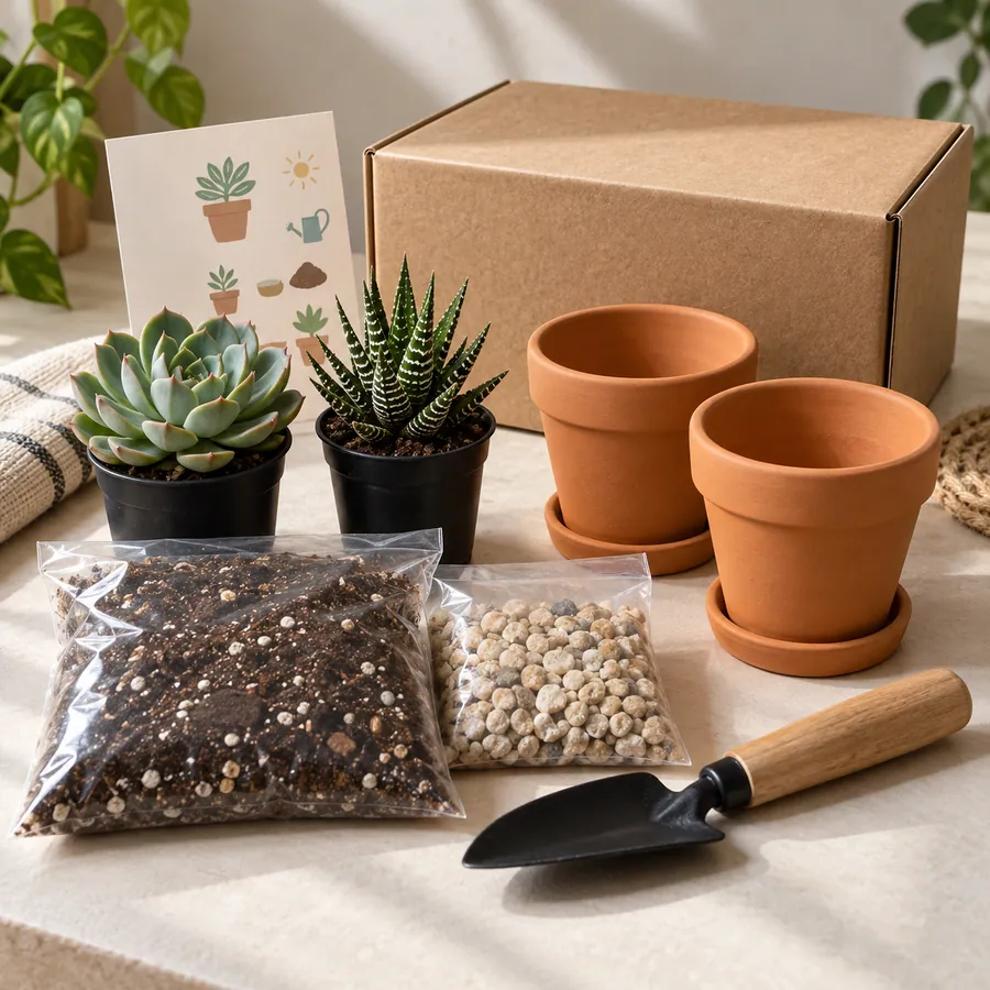 Kit de cultivo de suculentas listo para vender